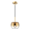 PD57508-BG/CP Ryan Pauly Samar 1 Light Pendant | Main Image