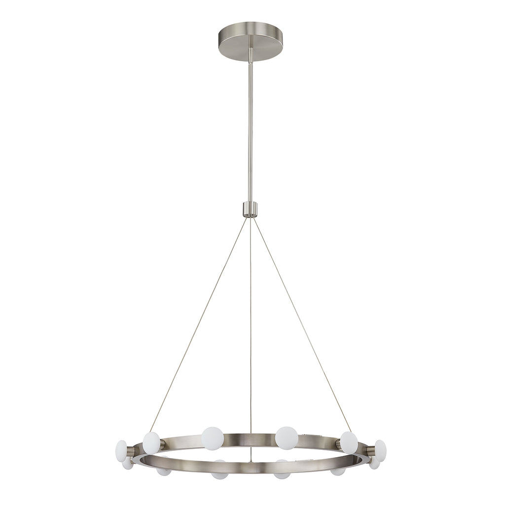 PD63428-BN Ryan Pauly Rezz 1 Light Pendant | Main Image
