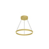 PD87118-BG Cerchio 1 Light Pendant | Main Image