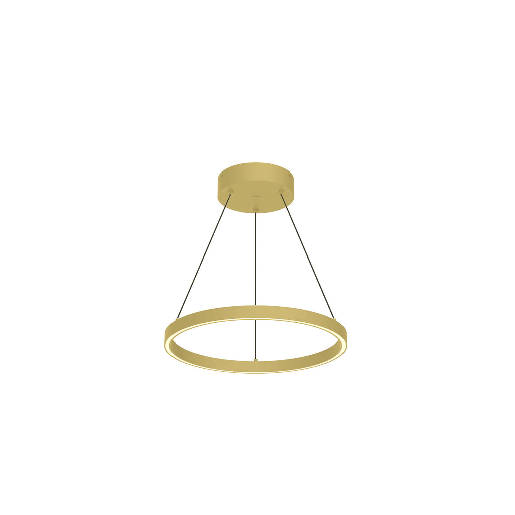 PD87118-BG Cerchio 1 Light Pendant | Main Image