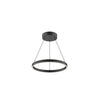 PD87118-BK Cerchio 1 Light Pendant | Main Image