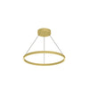 PD87124-BG Cerchio 1 Light Pendant | Main Image
