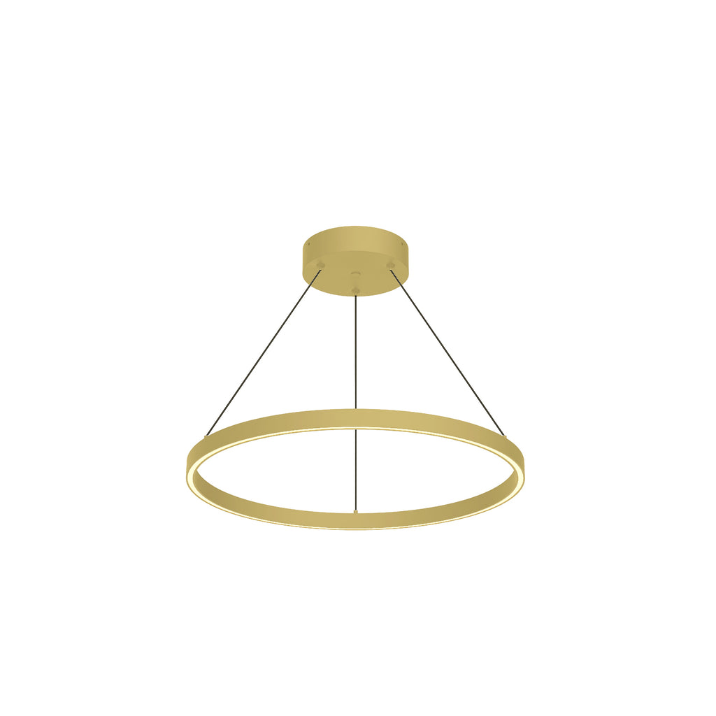 PD87124-BG Cerchio 1 Light Pendant | Main Image