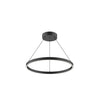 PD87124-BK Cerchio 1 Light Pendant | Main Image