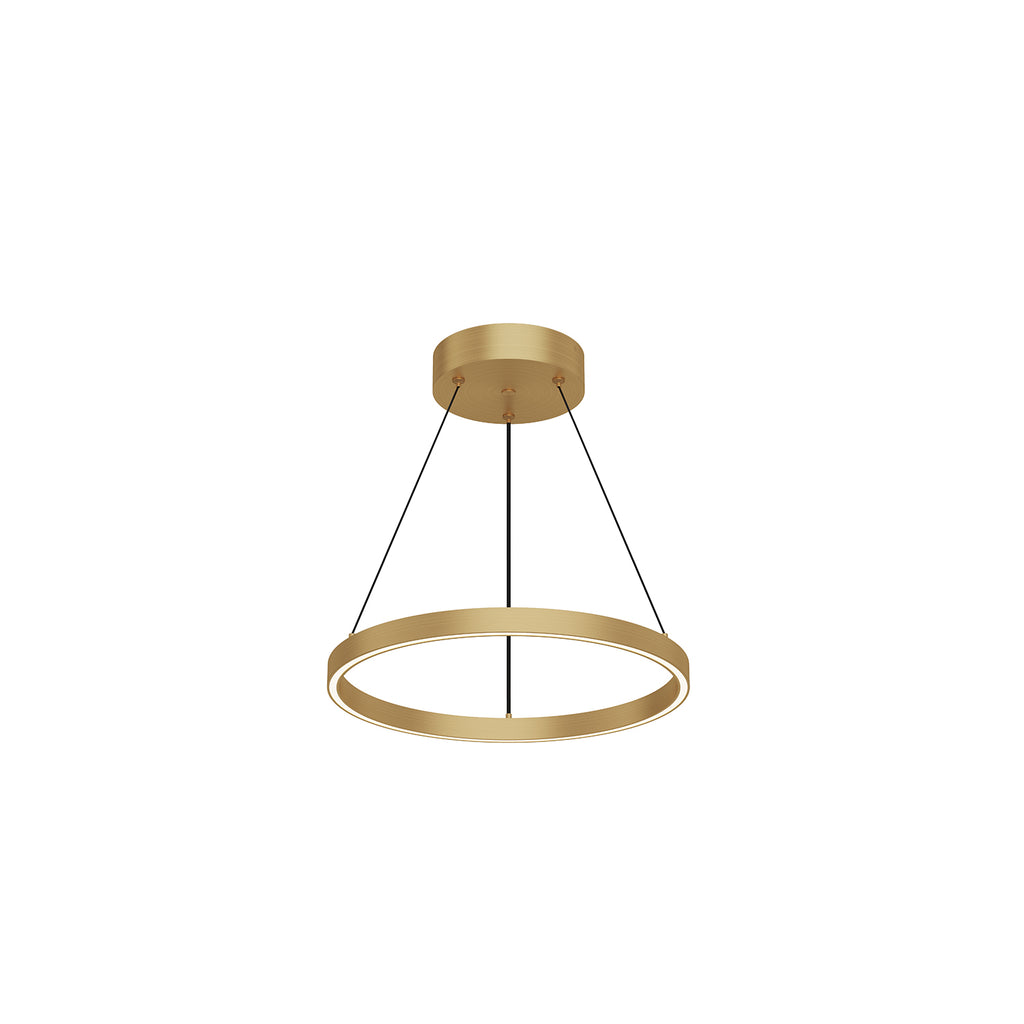 PD87718-BG Cerchio 1 Light Pendant|Main Image