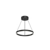 PD87718-BK Cerchio 1 Light Pendant|Main Image