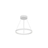 PD87718-WH Cerchio 1 Light Pendant|Main Image