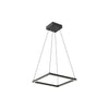 PD88118-BK Piazza 1 Light Pendant | Main Image
