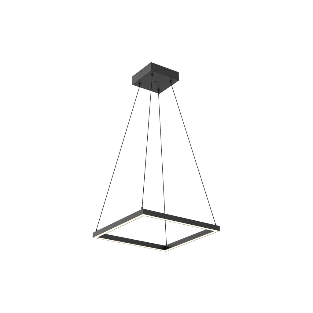 PD88118-BK Piazza 1 Light Pendant | Main Image