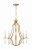 PER-10405-GA Perry 5 Light Chandelier | Alternate Image