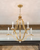 PER-10405-GA Perry 5 Light Chandelier | Lifestyle Image