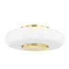 PI1896501-AGB Blyford 1 Light Flush Mount | Main Image