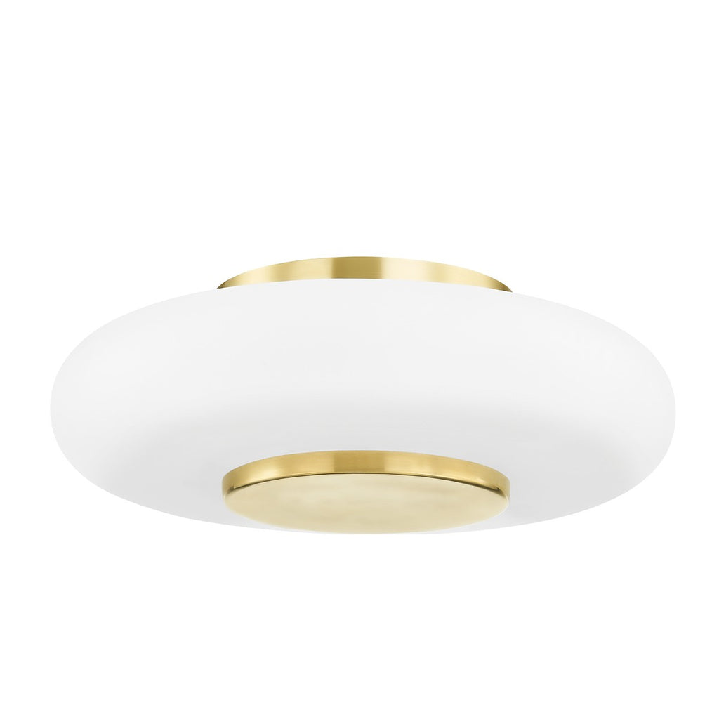 PI1896501-AGB Blyford 1 Light Flush Mount | Main Image