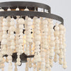 Crystorama Poppy 15'' Semi Flush Mount in Forged Bronze - Additional View