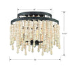 POP-A5073-FB Poppy 3 Light Semi Flush | Dimensions Image