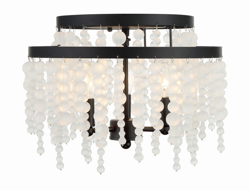 POP-A5073-MK-FR Poppy 15'' Semi Flush Mount | Alternate Image