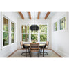 Crystorama Poppy 26.5'' Chandelier in Matte Black - Lifestyle View