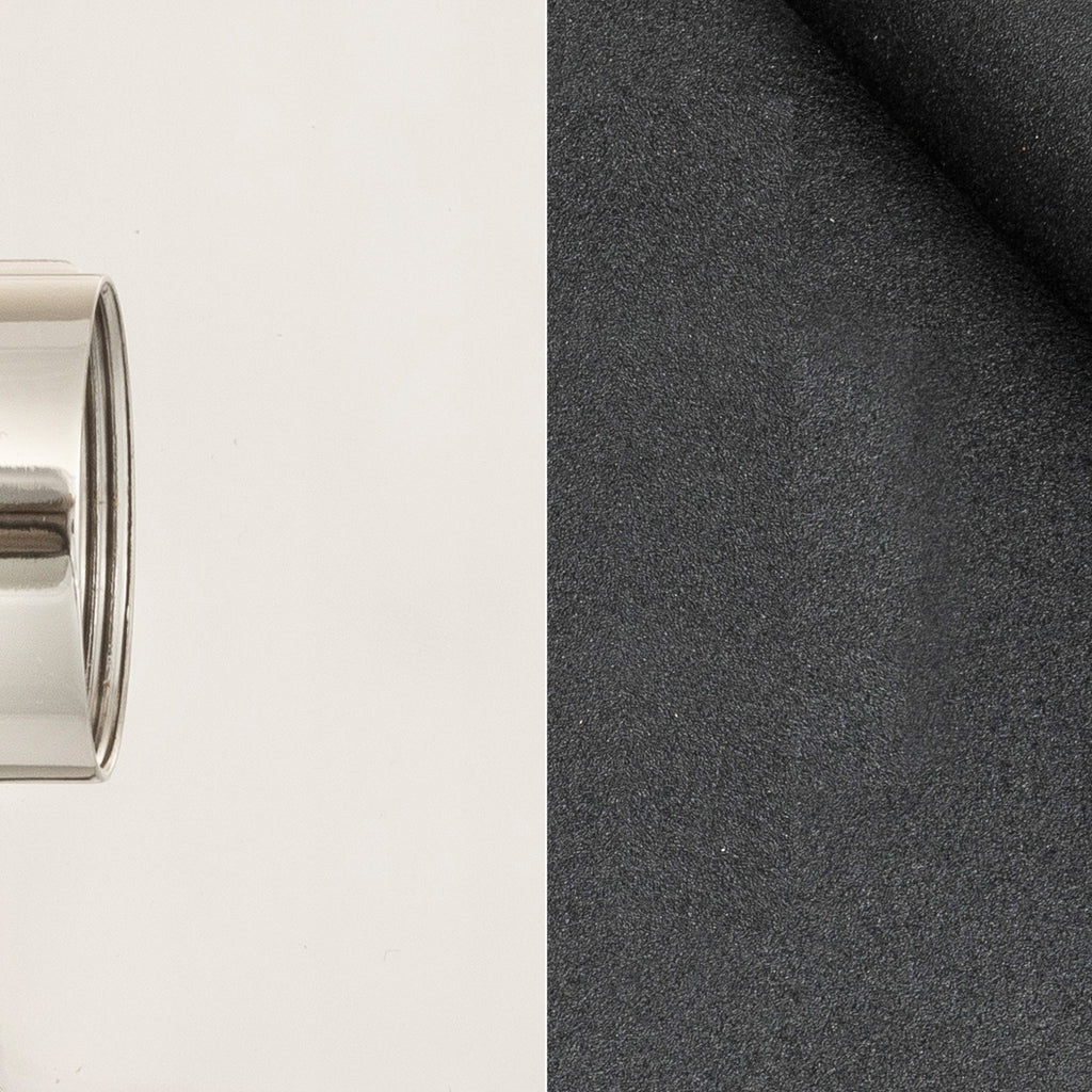 Crystorama-OPEN-BOX Brent 1 Light Sconce - Polished Nickel + Black Forged Finish Detail
