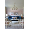 Crystorama Quincy 29.5'' Chandelier in Distressed Twilight - Lifestyle View