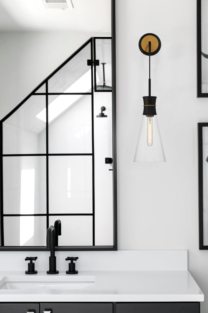 QUN-1501-MK-TG Quinn 1 Light Sconce | Lifestyle Image