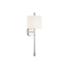 Crystorama Rachel 8'' Sconce in Polished Nickel - Additional View