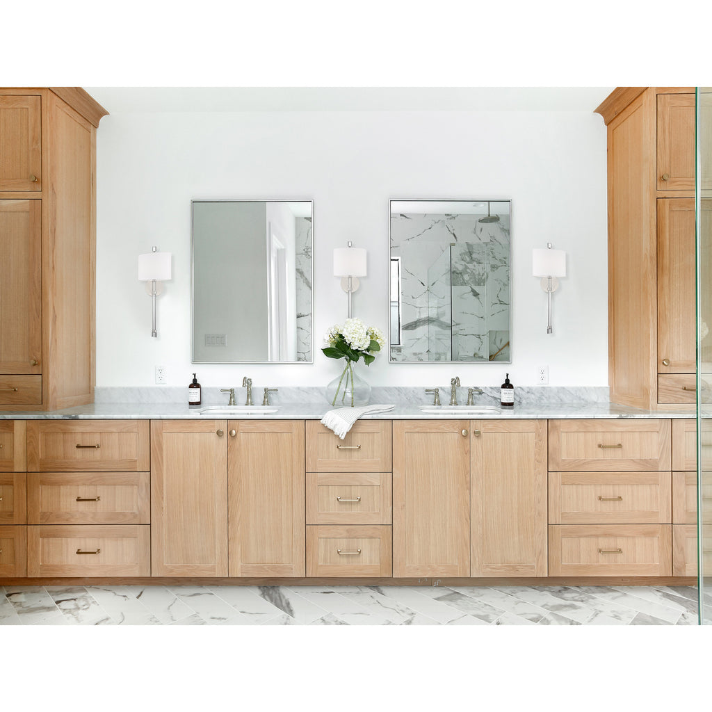 Crystorama Rachel 8'' Sconce in Polished Nickel - Lifestyle View