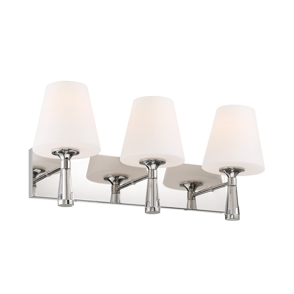 Crystorama Ramsey 23.25'' Bathroom Vanity in Polished Nickel - Additional View