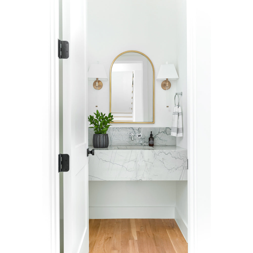 Crystorama Renee 10'' Sconce in Aged Brass - Lifestyle View