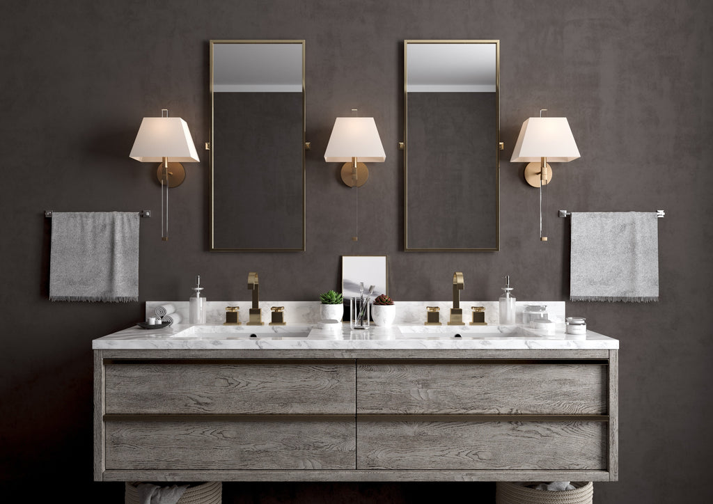 REN-261-AG Renee 1 Light Sconce | Lifestyle Image