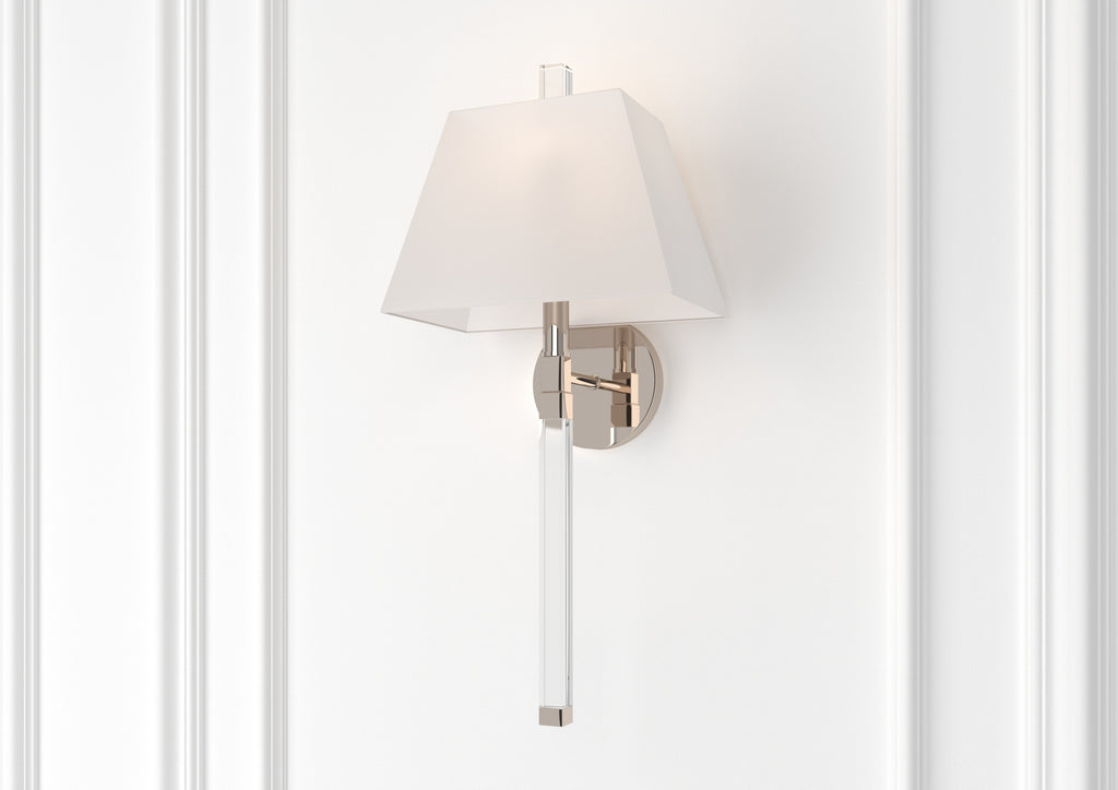 REN-261-PN Renee 1 Light Sconce | Lifestyle Image