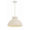 Crystorama Reese 16'' Pendant in Matte White - Additional View