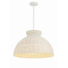 Crystorama Reese 22'' Pendant in Matte White - Additional View