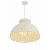 Crystorama Reese 22'' Pendant in Matte White - Additional View