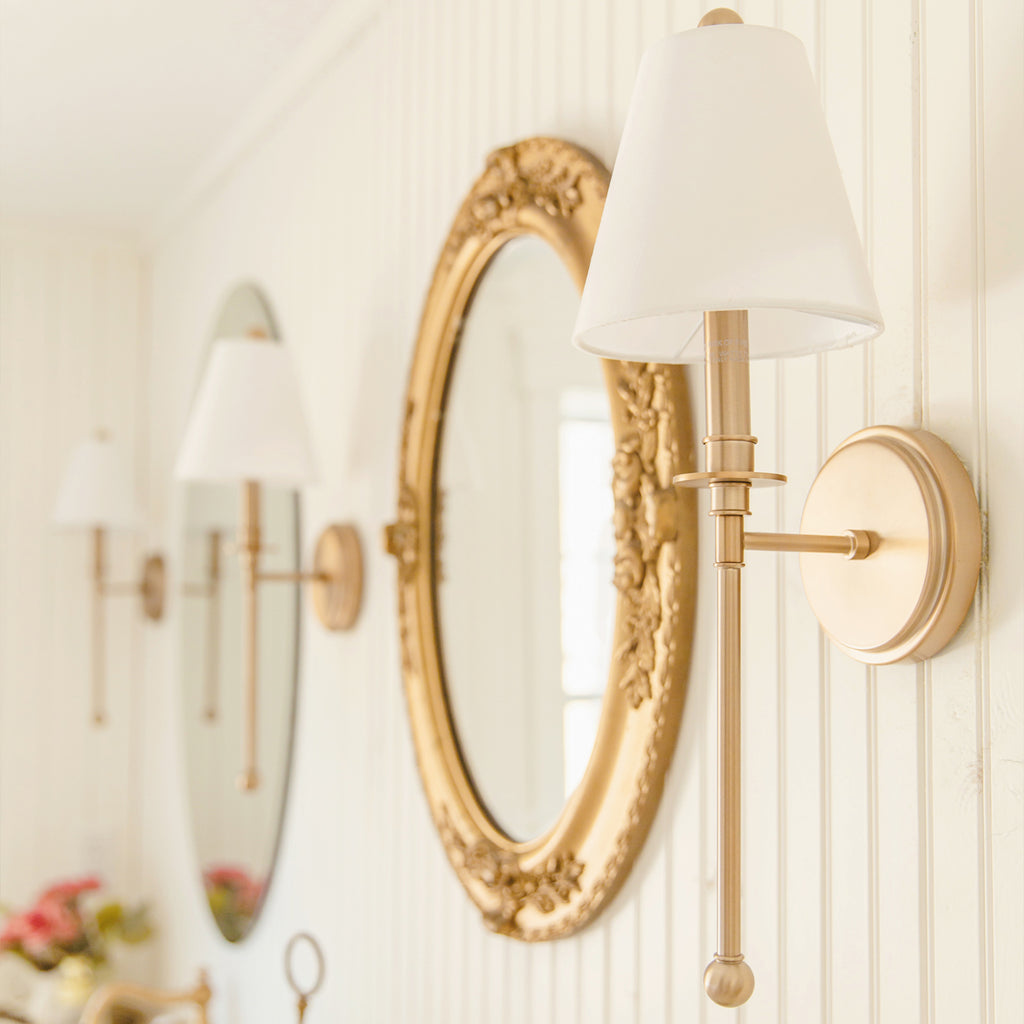 RIV-382-AG Riverdale 6'' Sconce | Lifestyle Image