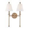 RIV-383-AG Riverdale 2 Light Sconce | Main Image