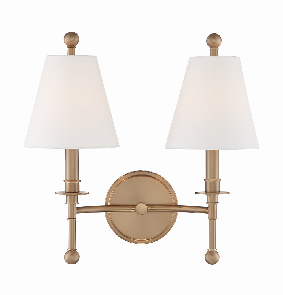 RIV-383-AG Riverdale 2 Light Sconce | Alternate Image