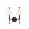 Crystorama Riverdale 15'' Sconce in Dark Bronze - Additional View