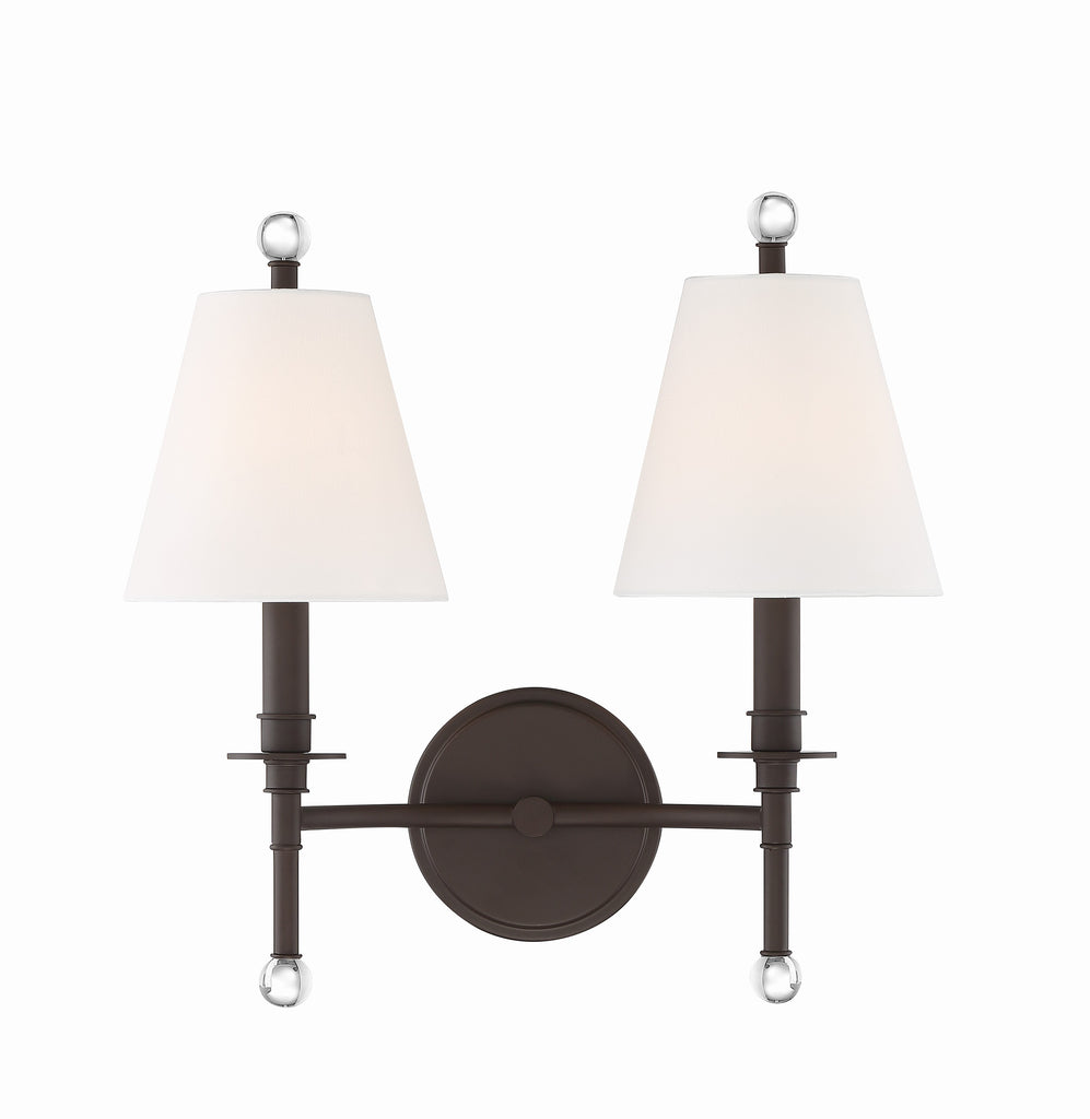 RIV-383-DB Riverdale 2 Light Sconce | Alternate Image