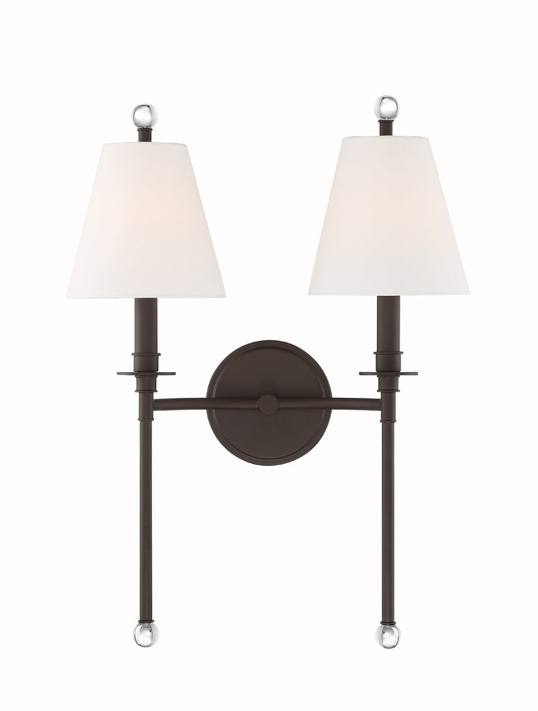 RIV-383-DB Riverdale 2 Light Sconce | Alternate Image