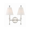 Crystorama Riverdale 15'' Sconce in Polished Nickel - Additional View