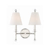 Crystorama Riverdale 15'' Sconce in Polished Nickel - Additional View