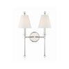 Crystorama Riverdale 15'' Sconce in Polished Nickel - Additional View