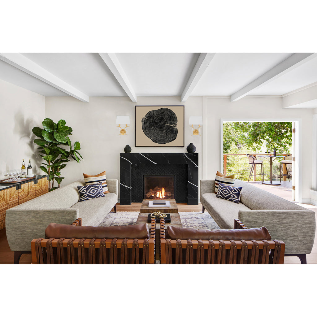Crystorama Rollins 10'' Sconce in Antique Gold - Lifestyle View
