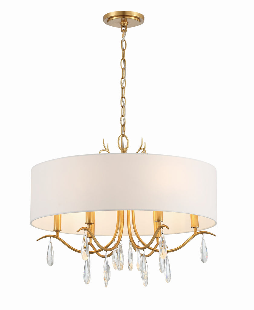 ROL-18806-GA Rollins 6 Light Chandelier | Alternate Image