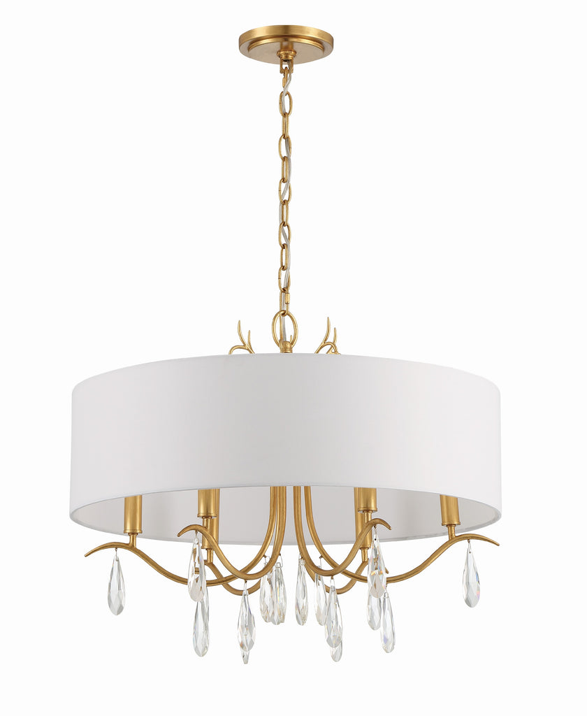 ROL-18806-GA Rollins 6 Light Chandelier | Alternate Image