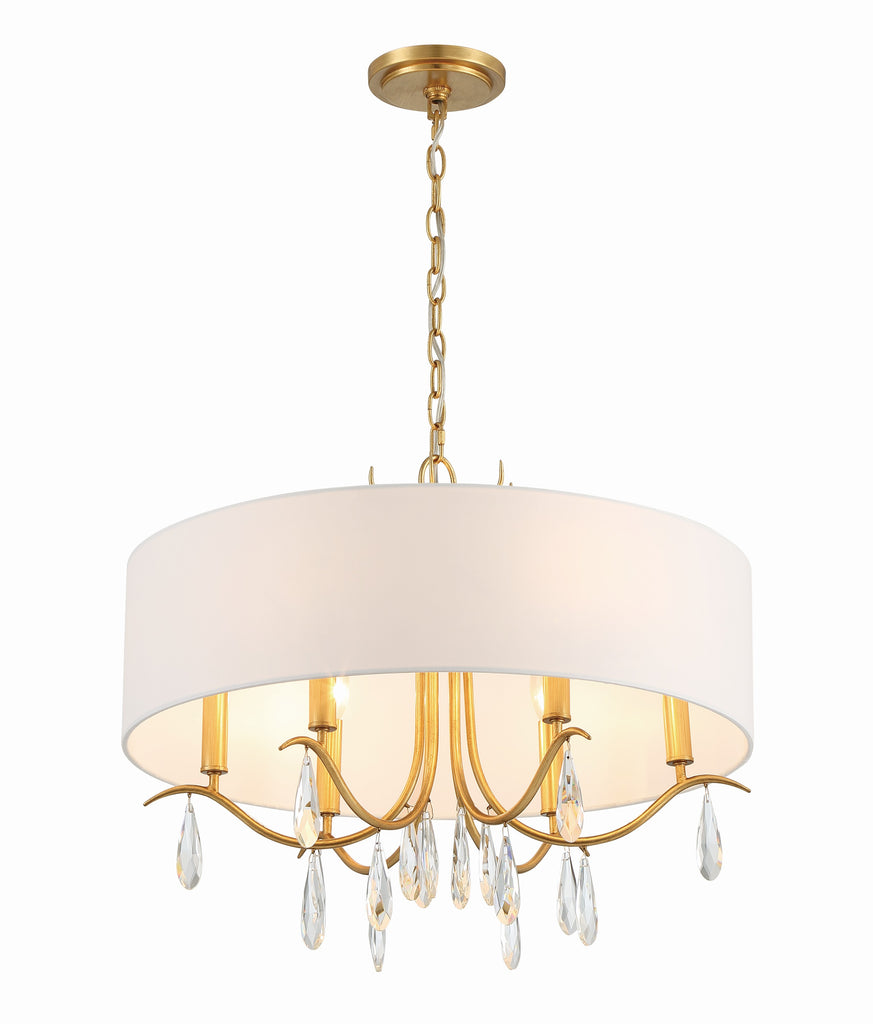 ROL-18806-GA Rollins 6 Light Chandelier | Alternate Image