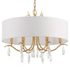 ROL-18806-GA Rollins 6 Light Chandelier | Alternate Image