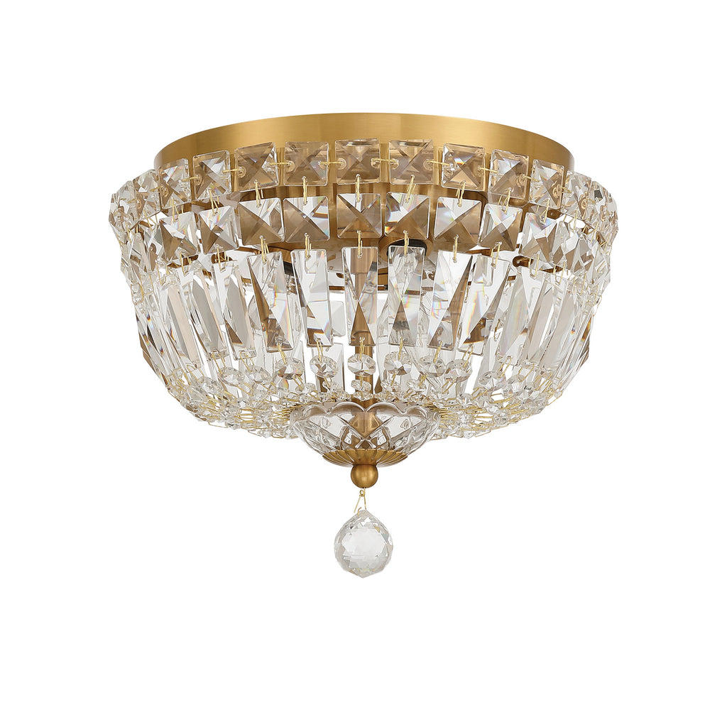 ROS-A1003-AG-CL-MWP Roslyn 10'' Flush Mount | Alternate Image