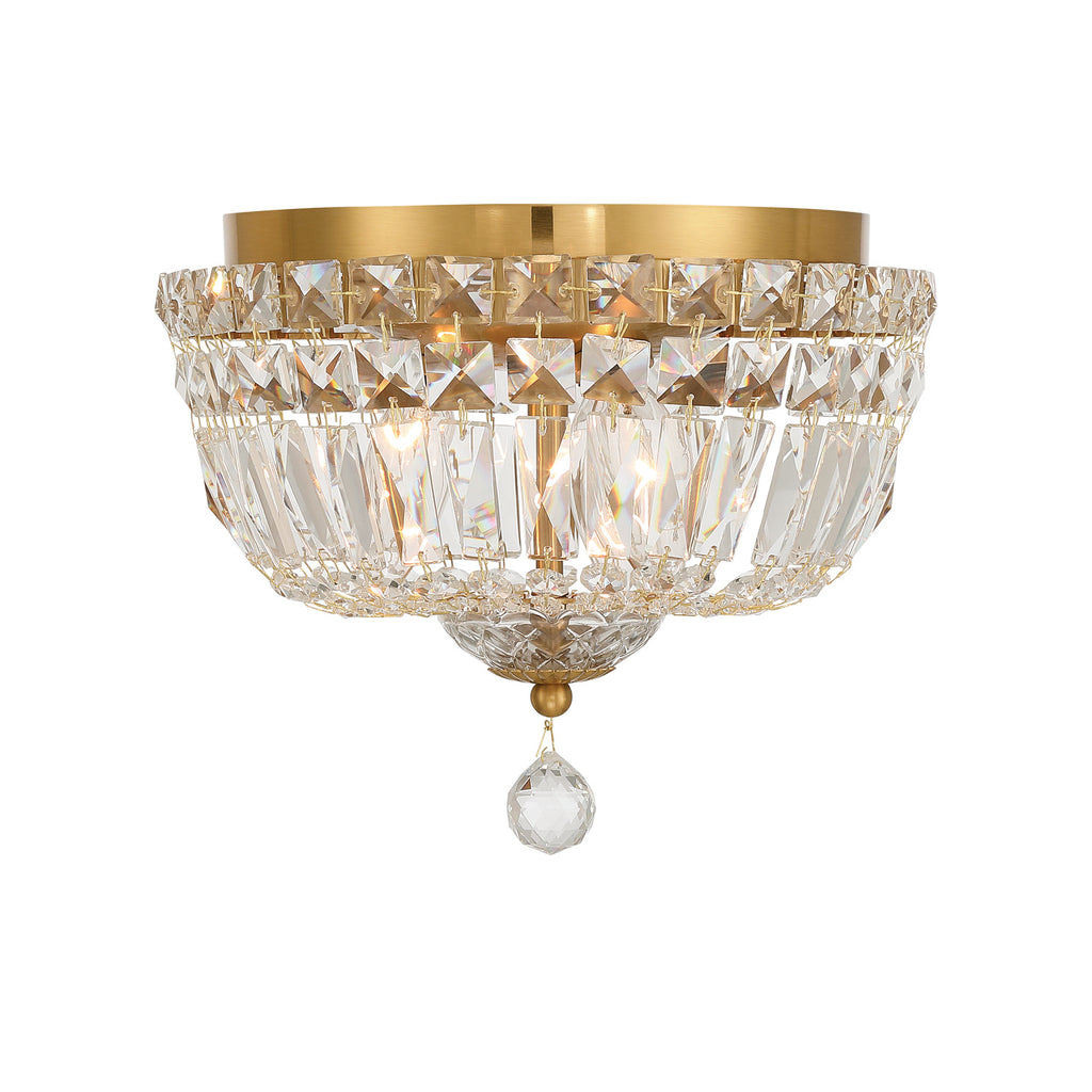 ROS-A1003-AG-CL-MWP Roslyn 10'' Flush Mount | Alternate Image