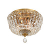 ROS-A1003-AG-CL-MWP Roslyn 10'' Flush Mount | Alternate Image
